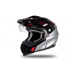 Casca enduro/ATV Ufo Aries, negru/gri-mat