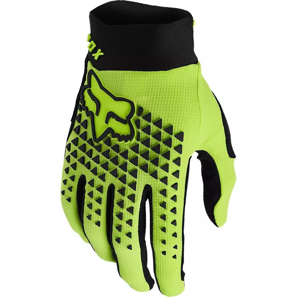 Fox Racing Manusi Moto Enduro Defend Flo Yellow Fox Racing Manusi Moto Enduro Defend Flo Yellow